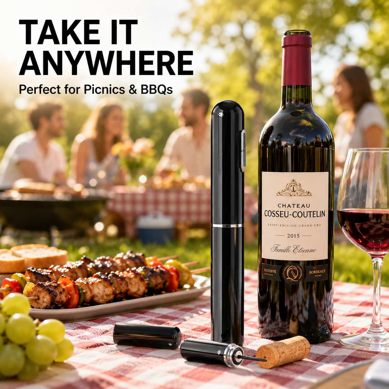 Wine Preservation Pump - Air Pressure Wine Bottle Opener 2