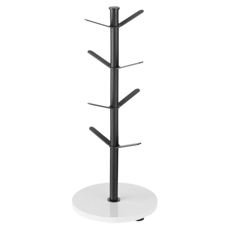 Mug Holder Tree with Marble Ba - Home Bar And Counter 리뷰 및 가격