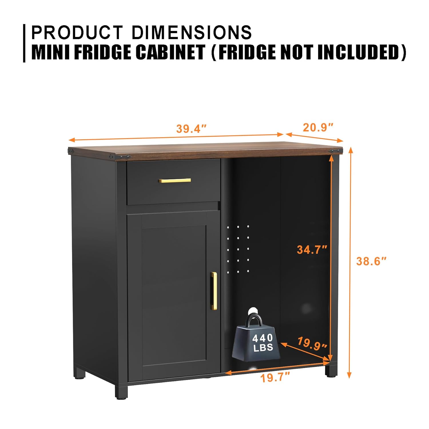 Coffee Bar Cabinet with Mini F - Home Bar And Fridge 리뷰 및 가격