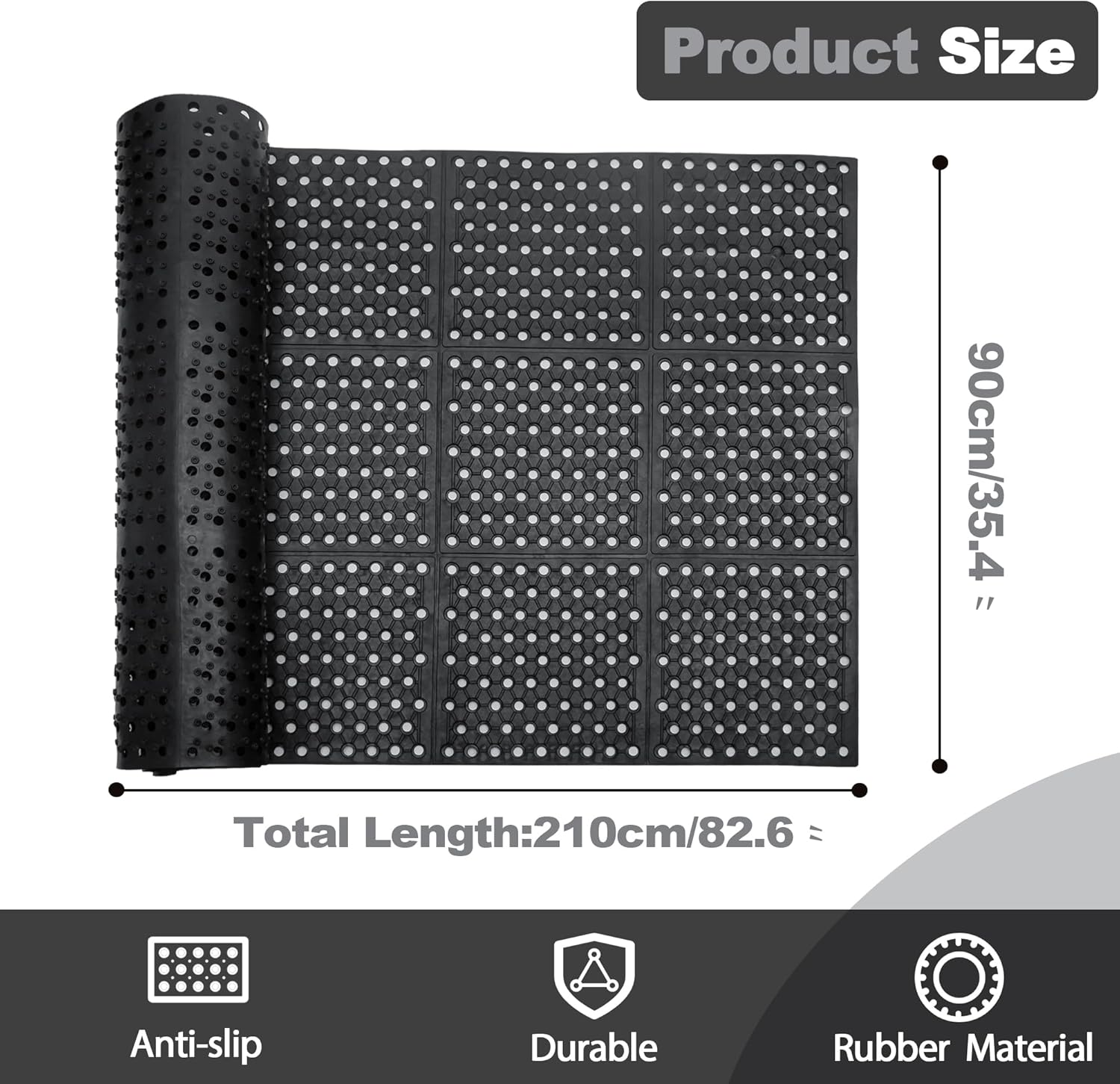 Commercial Anti-Fatigue Draina - Bar Mat Rubber 리뷰 및 가격
