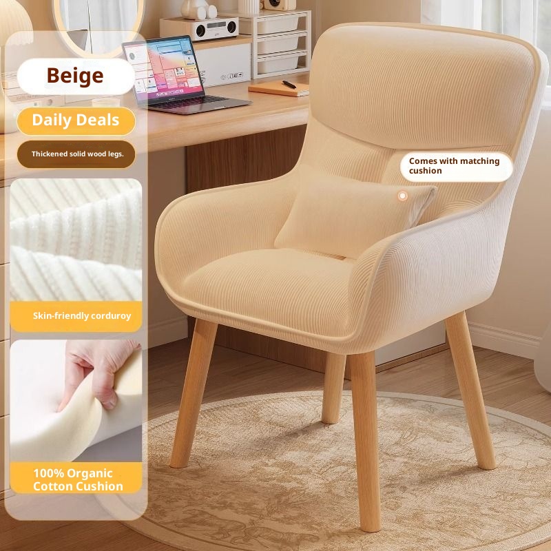 Bedroom chair, backrest makeup - Home Bargains 리뷰 및 가격