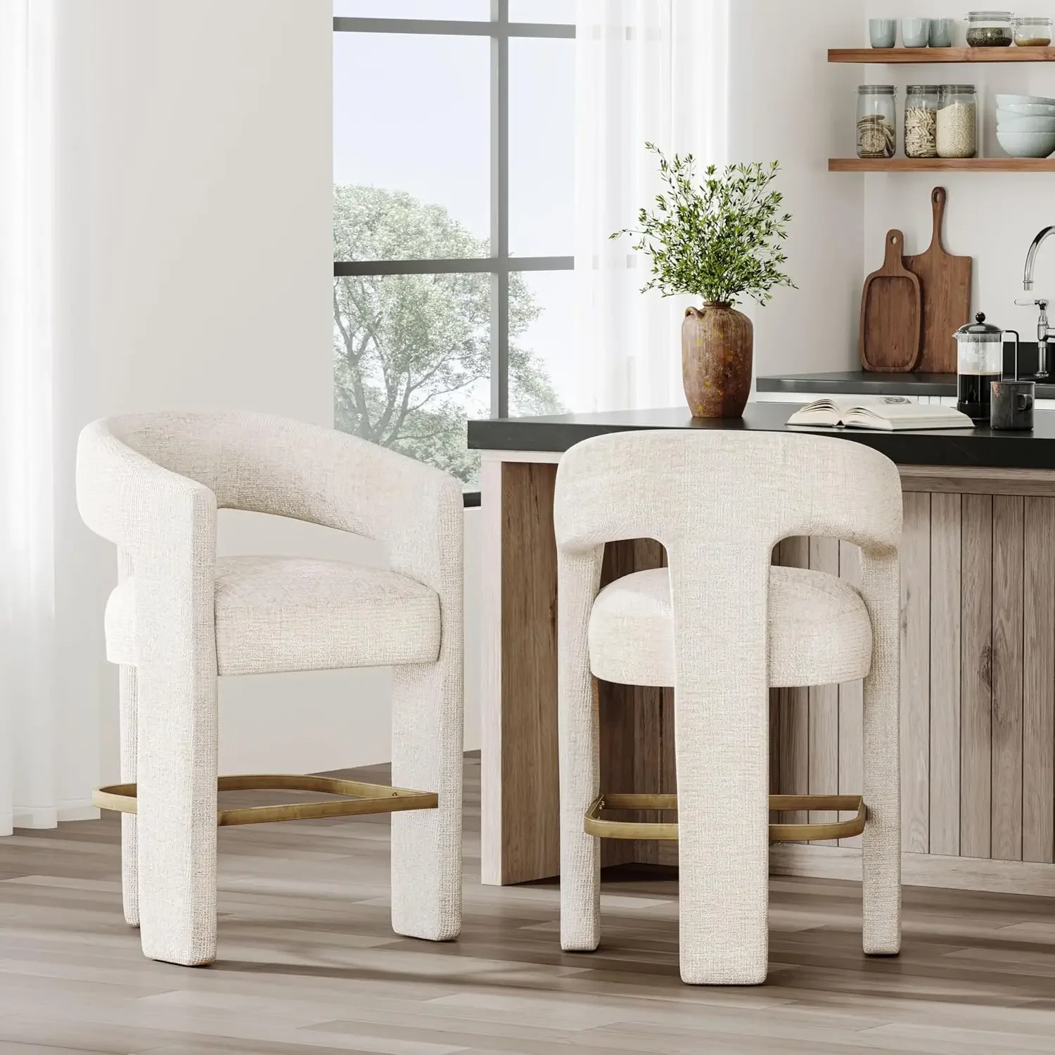 Jofran Upholstered Counter Sto - Home Bar Seating 리뷰 및 가격