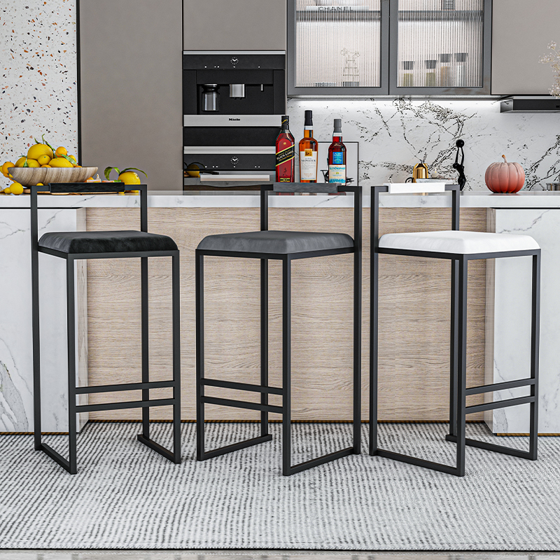 Nordic Velvet Black Bar Chairs - Home Bar Seating 리뷰 및 가격
