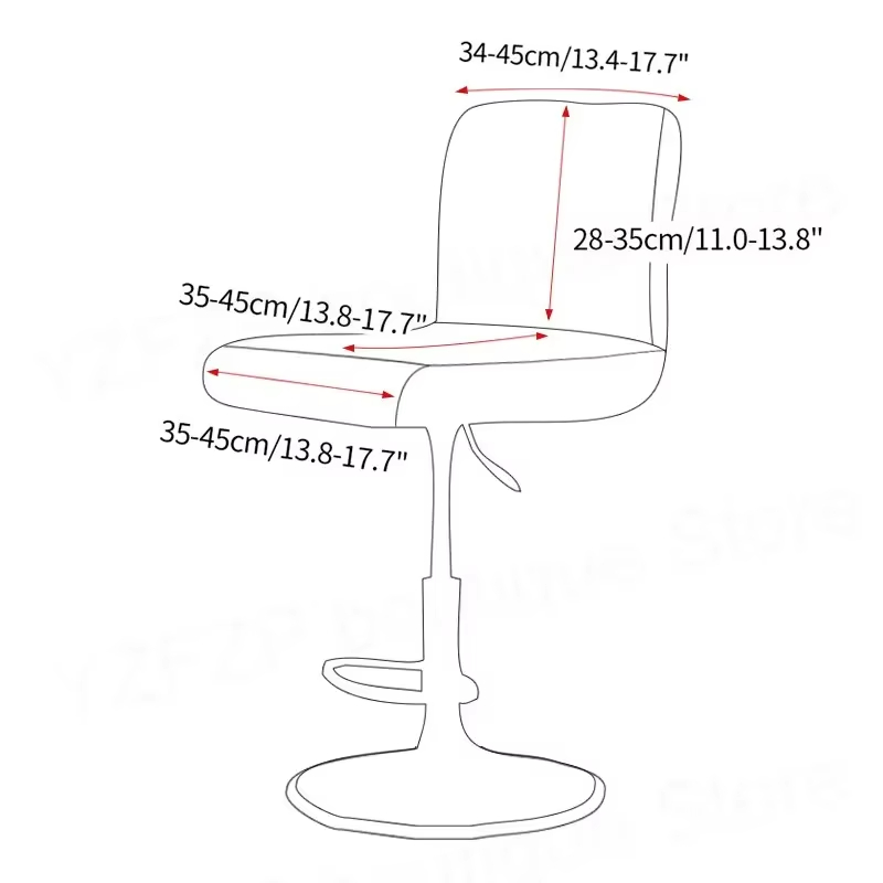 Jacquard Bar Stool Chair Cover - Home Bar Seating 리뷰 및 가격