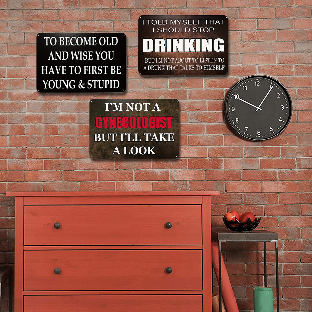 Stylish Iron Drawing Metal Sig - Home Bar And Coffee 리뷰 및 가격
