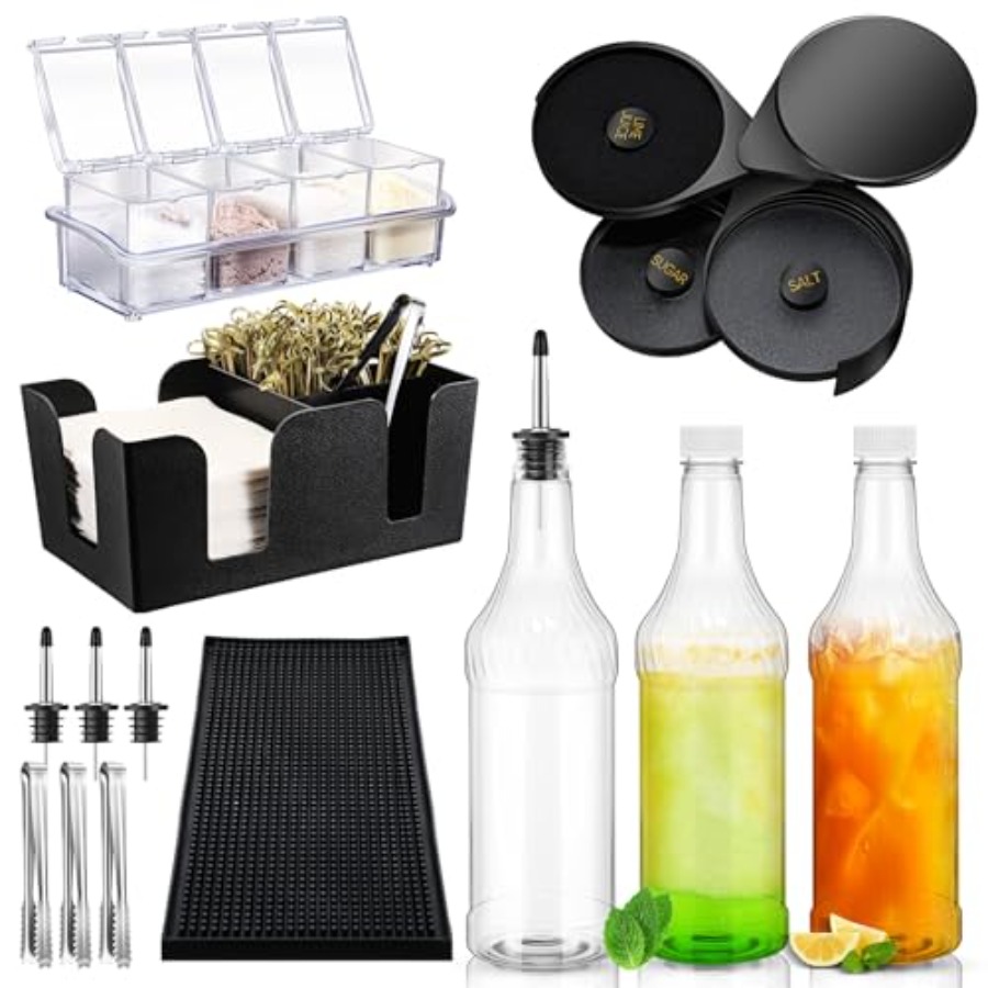 15 Pcs Bar Caddy Accessories 3 - Speed Pourer Cap 리뷰 및 가격