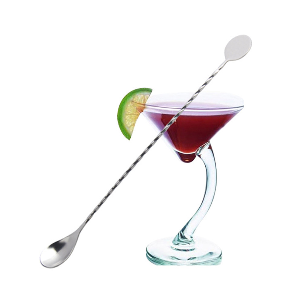 2Pcs Stainless Steel Cocktail  - Bar Spoon Twisted 리뷰 및 가격