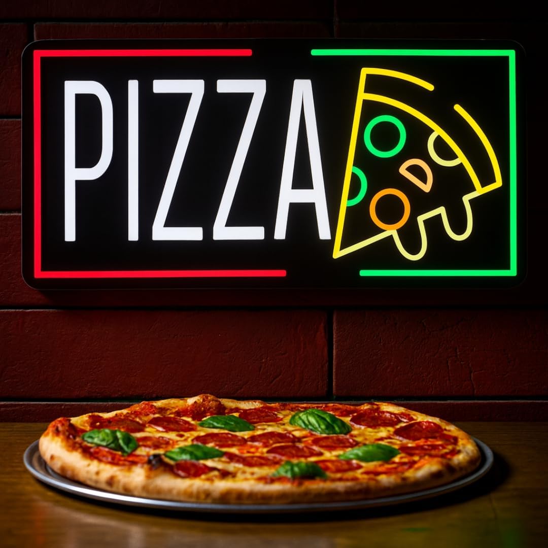 Pizza Neon Sign Business USB L - Home Bar And Restaurant 리뷰 및 가격