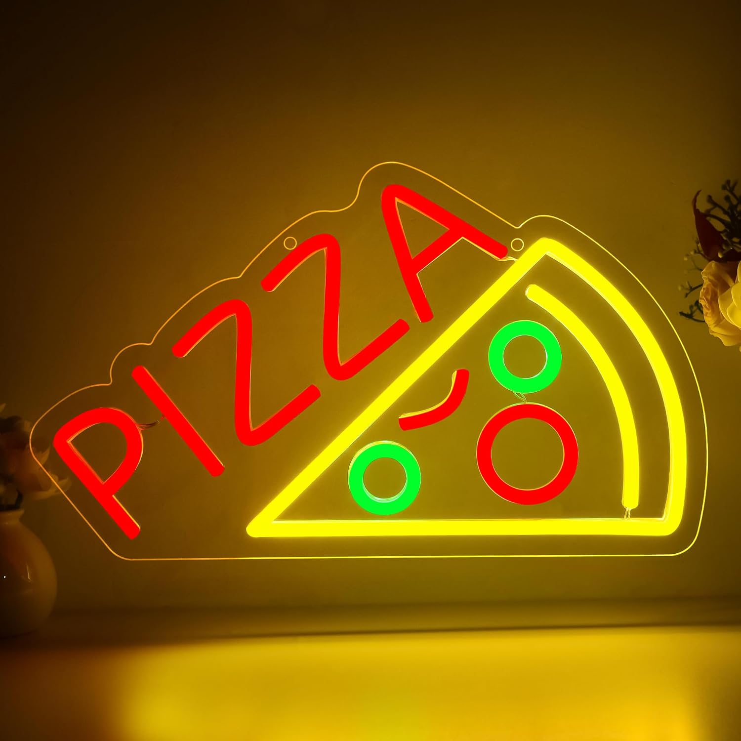 Pizza Neon Sign Business USB L - Home Bar And Restaurant 리뷰 및 가격