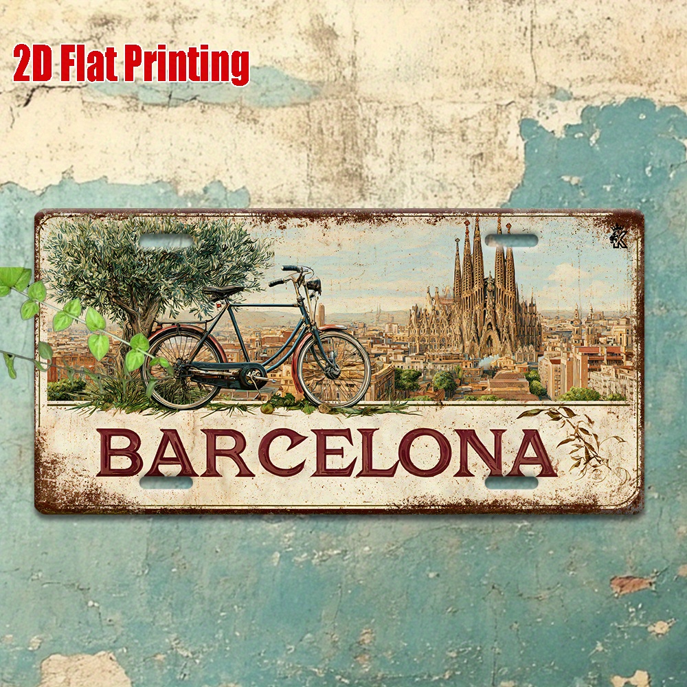 2D Flat, 1 Piece Vintage Metal - Home Barcelona 리뷰 및 가격