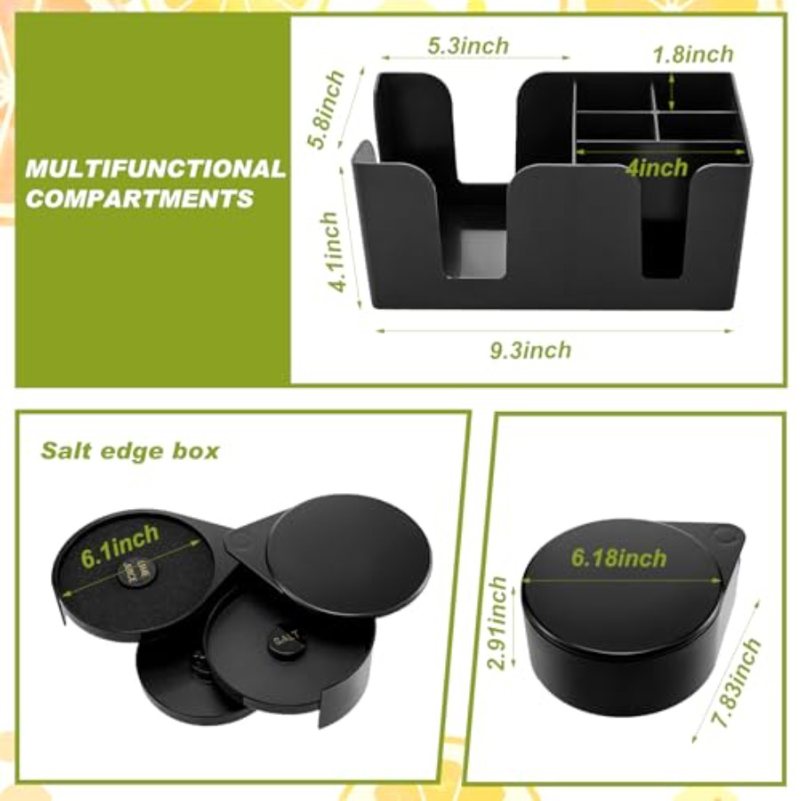 23 Pcs Bartender Supplies Kit  - Garnish Tray Set 리뷰 및 가격