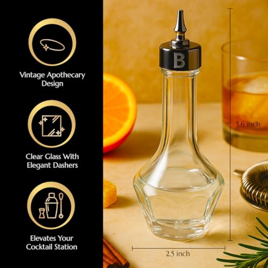 Bitters Bottle 90ml Glass Dash - Bitters Bottle Set 리뷰 및 가격