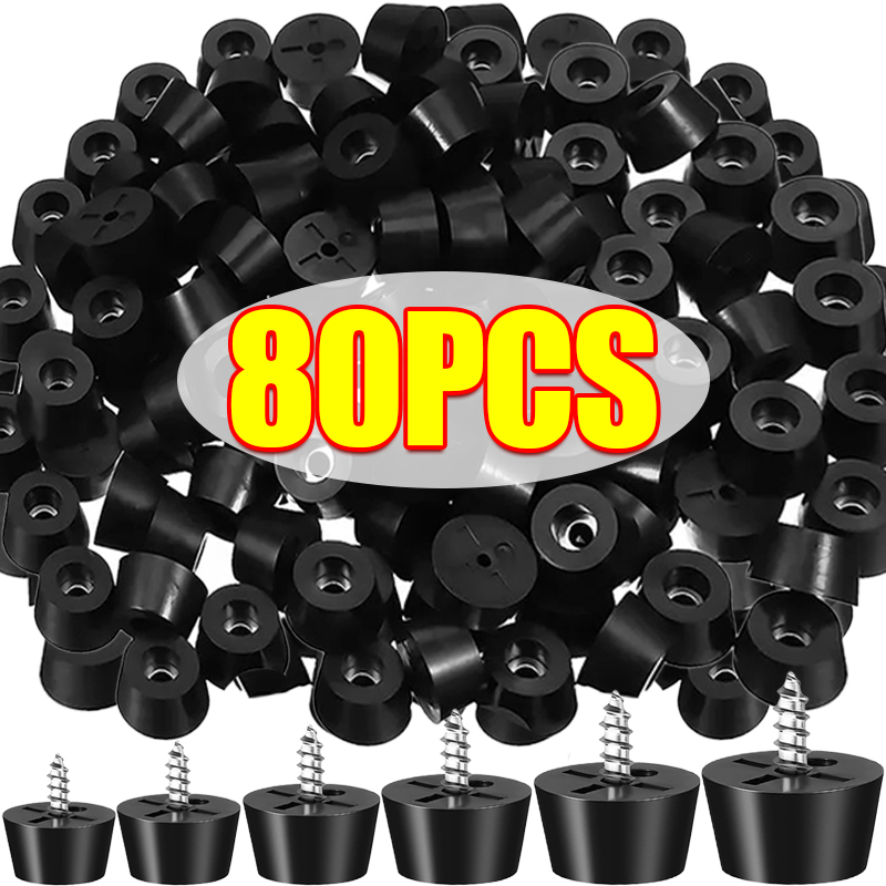 80/8pcs Rubber Pads Floor Prot - Bar Mat Rubber 리뷰 및 가격