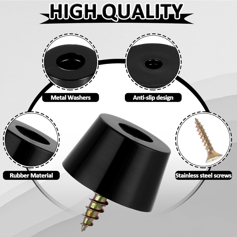 80/8pcs Rubber Pads Floor Prot - Bar Mat Rubber 리뷰 및 가격