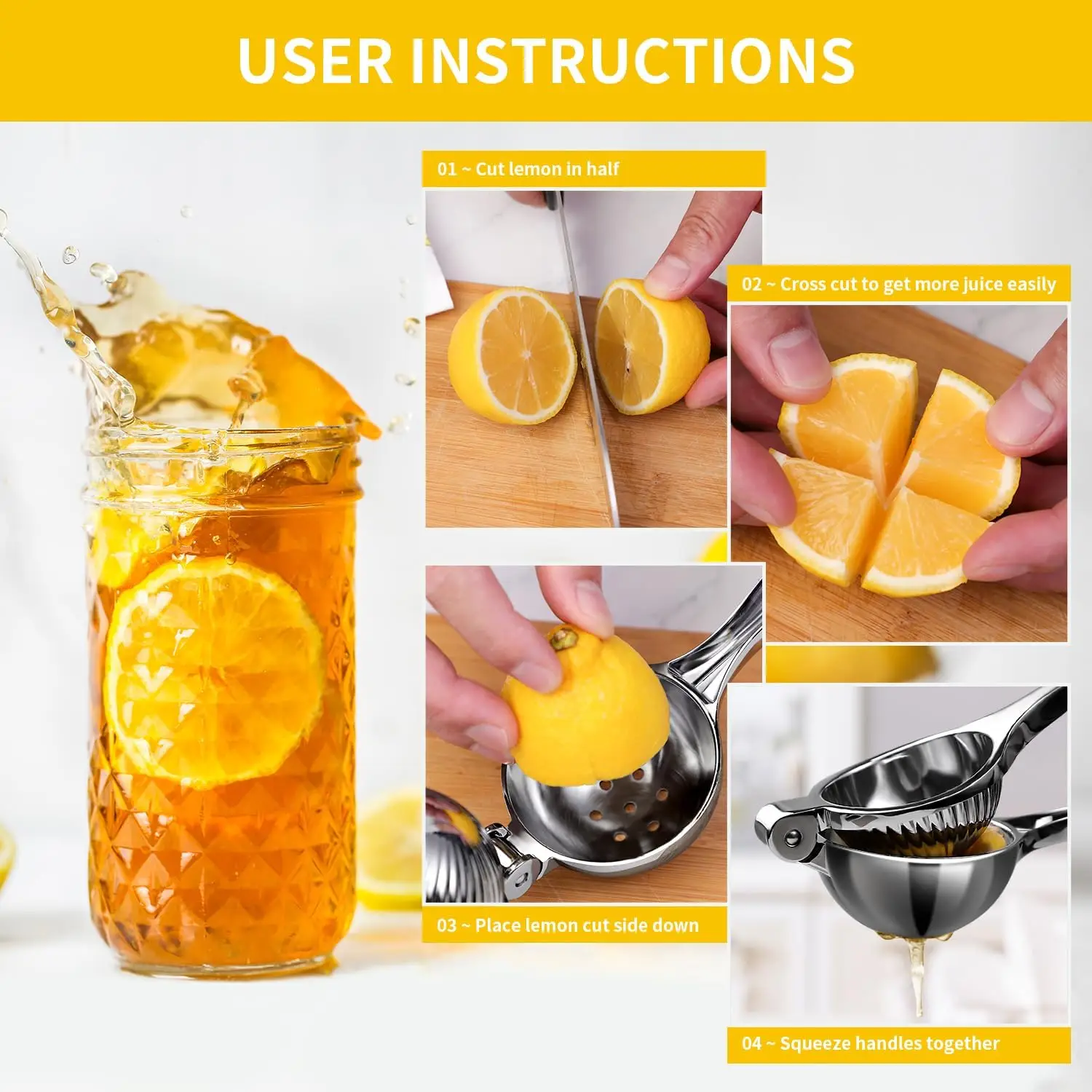 Handheld Citrus Juicer, Heavy  - Citrus Juicer Bar 리뷰 및 가격