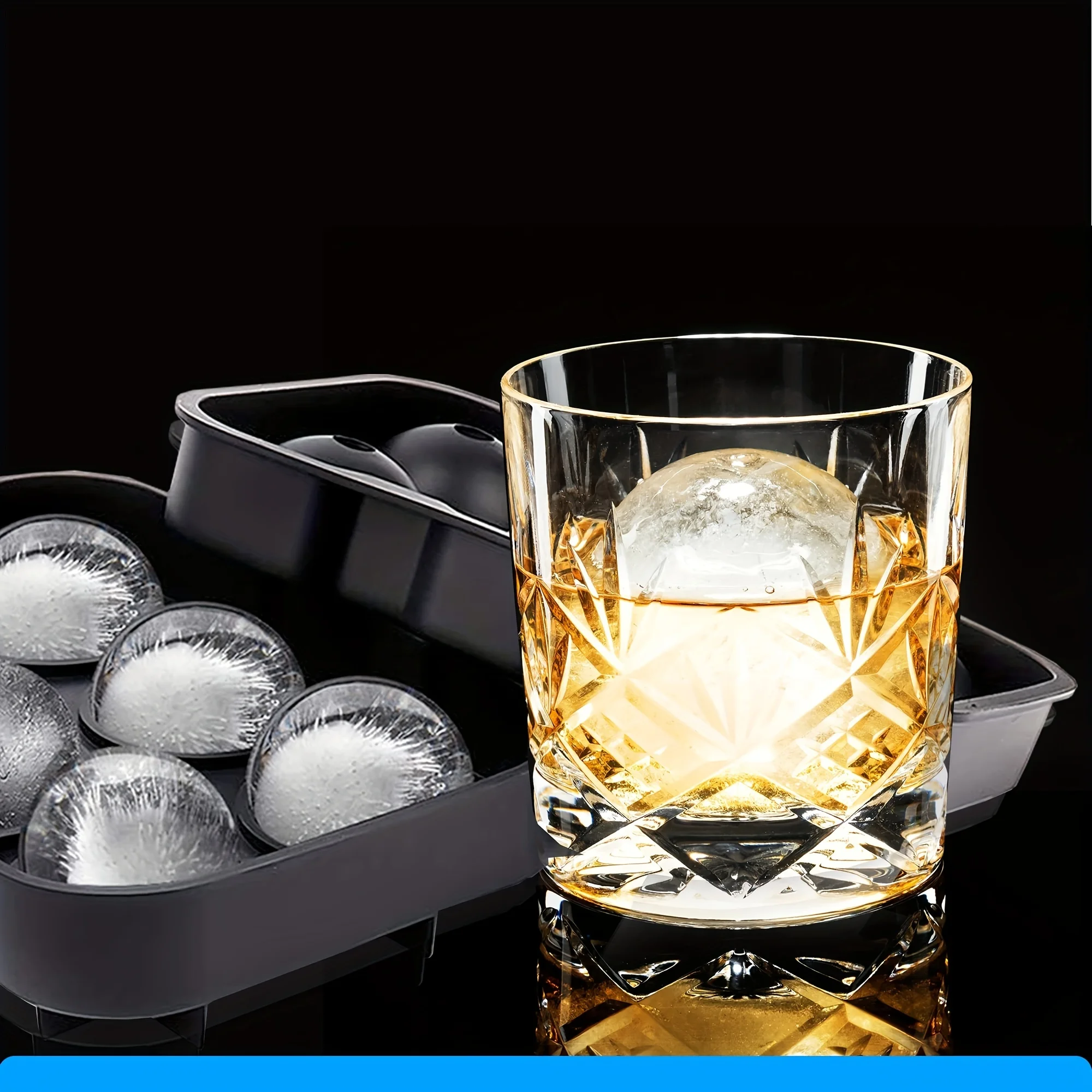 1pc 3D Rose Ice Cube Mold, Squ - Ice Mold Sphere 리뷰 및 가격