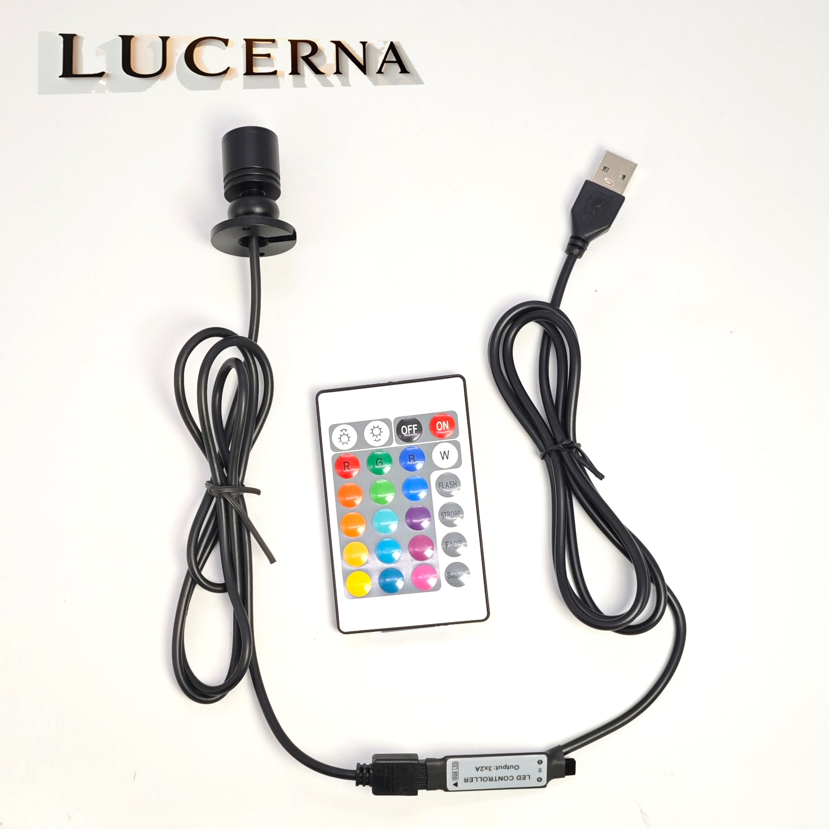 USB 5V RGB Mini LED Spotlight  - Home Bar And Counter 리뷰 및 가격