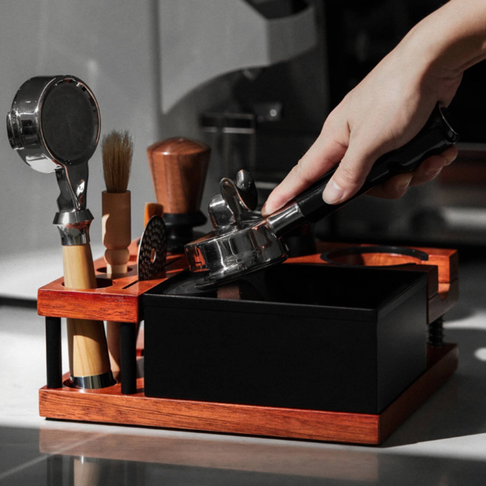 Wood Tamping Station Multi-Fun - Home Barista 리뷰 및 가격