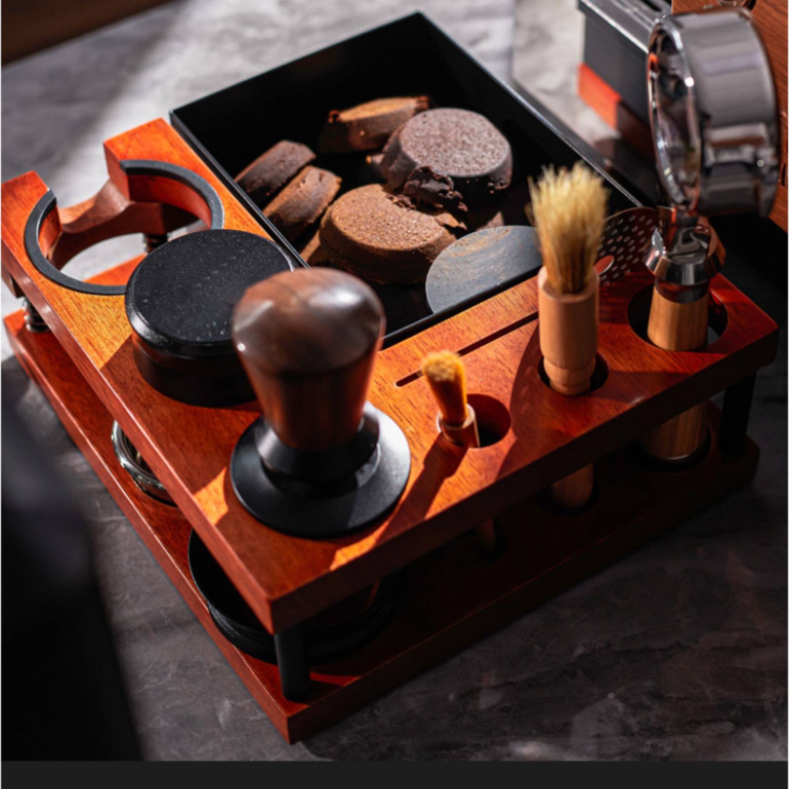 Wood Tamping Station Multi-Fun - Home Barista 리뷰 및 가격