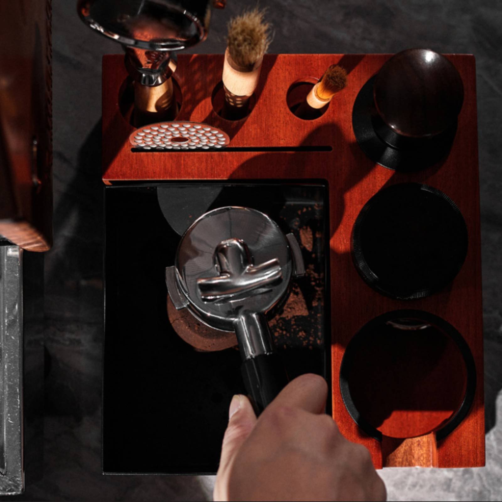 Wood Tamping Station Multi-Fun - Home Barista 리뷰 및 가격