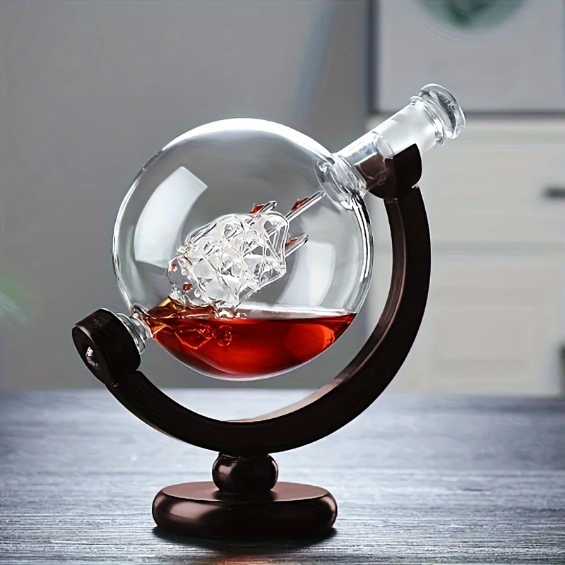 Globe Shaped Whiskey Decanter  - Bitters Bottle Set 리뷰 및 가격