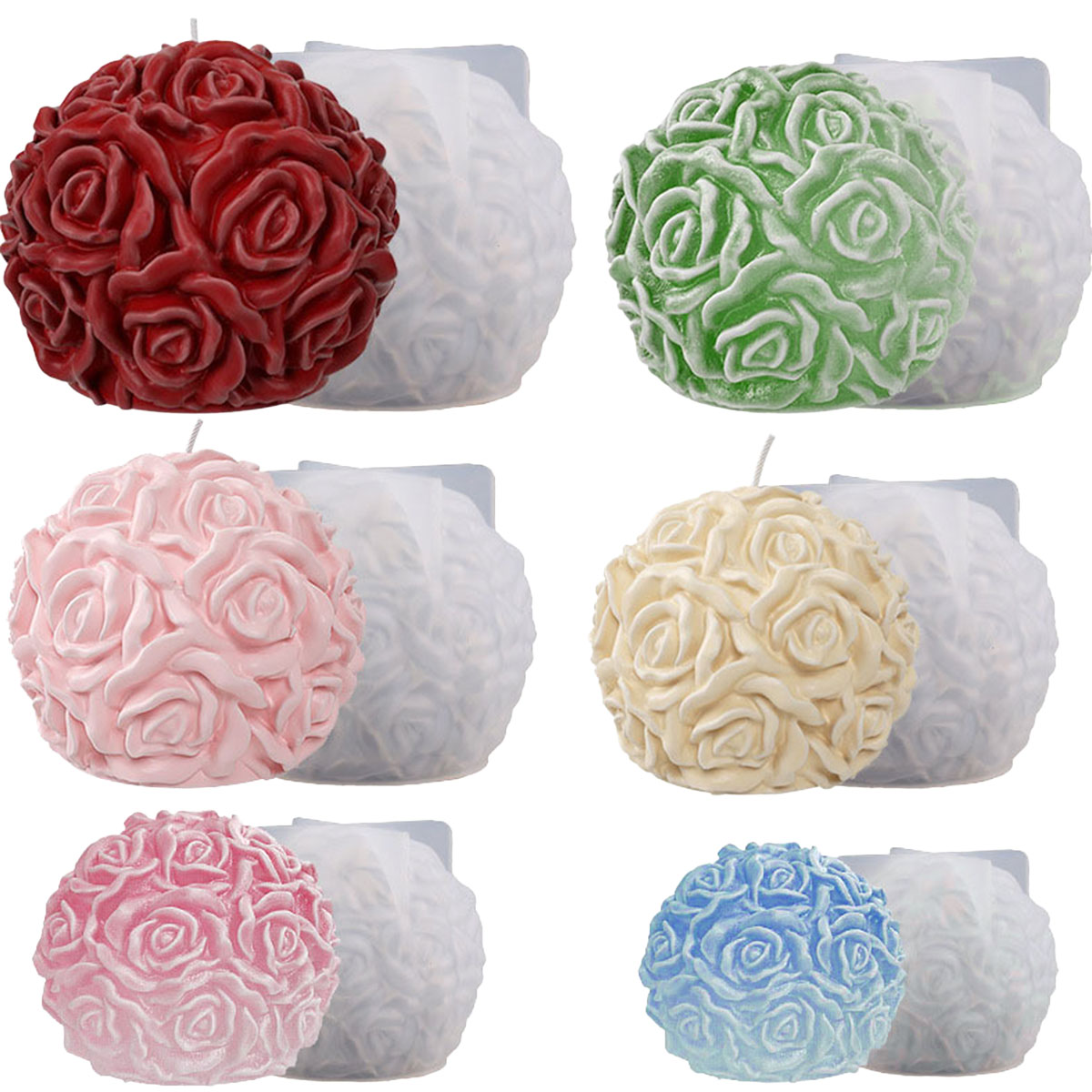 Multi Size Flower Series Candl - Ice Mold Sphere 리뷰 및 가격