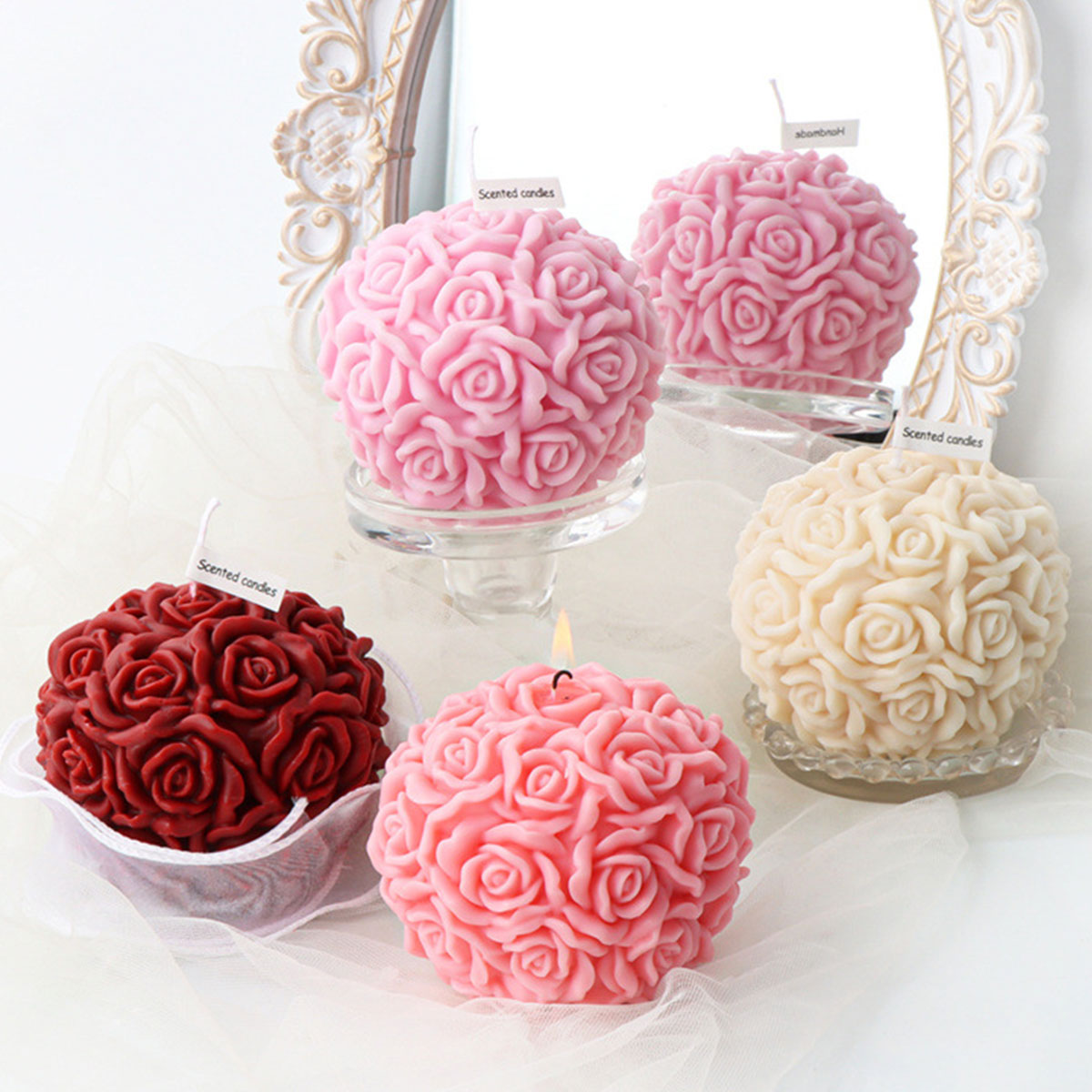 Multi Size Flower Series Candl - Ice Mold Sphere 리뷰 및 가격