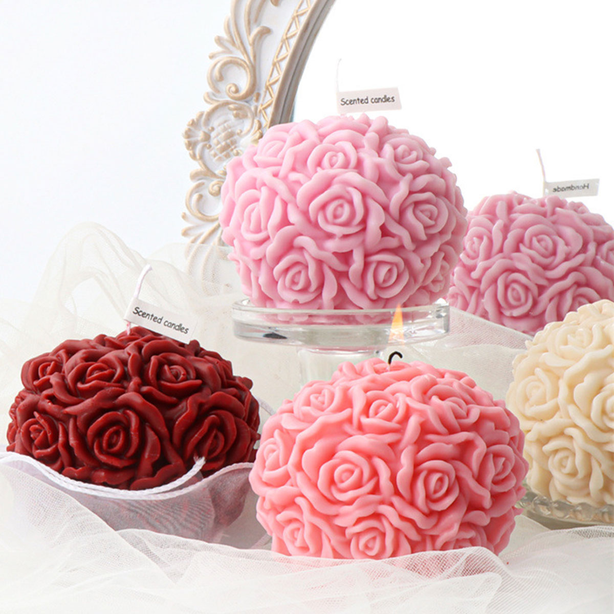 Multi Size Flower Series Candl - Ice Mold Sphere 리뷰 및 가격