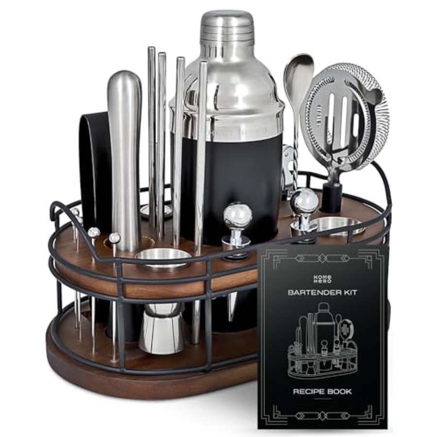 Bartender Kit - 22-Piece Cockt - Cocktail Recipe Book 리뷰 및 가격