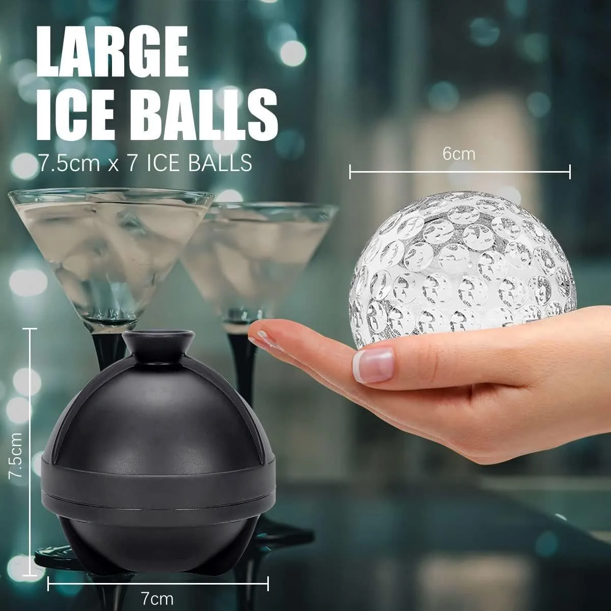 Food Grade Silicone Ice Ball M - Ice Mold Sphere 리뷰 및 가격