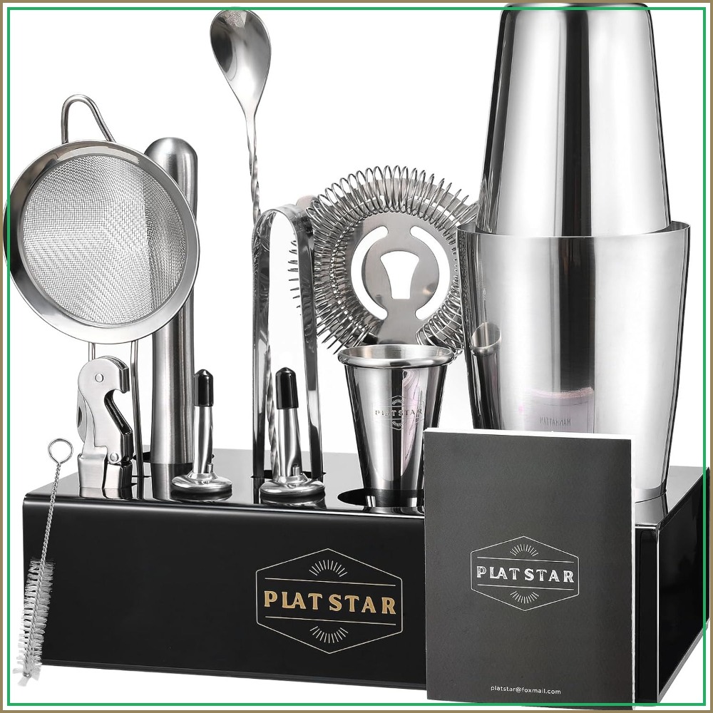 Complete Bartender Kit with St - Cocktail Recipe Book 리뷰 및 가격