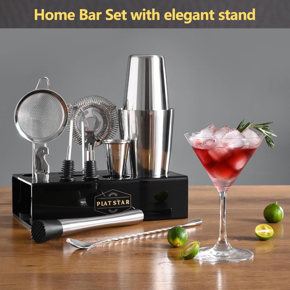 Complete Bartender Kit with St - Cocktail Recipe Book 리뷰 및 가격
