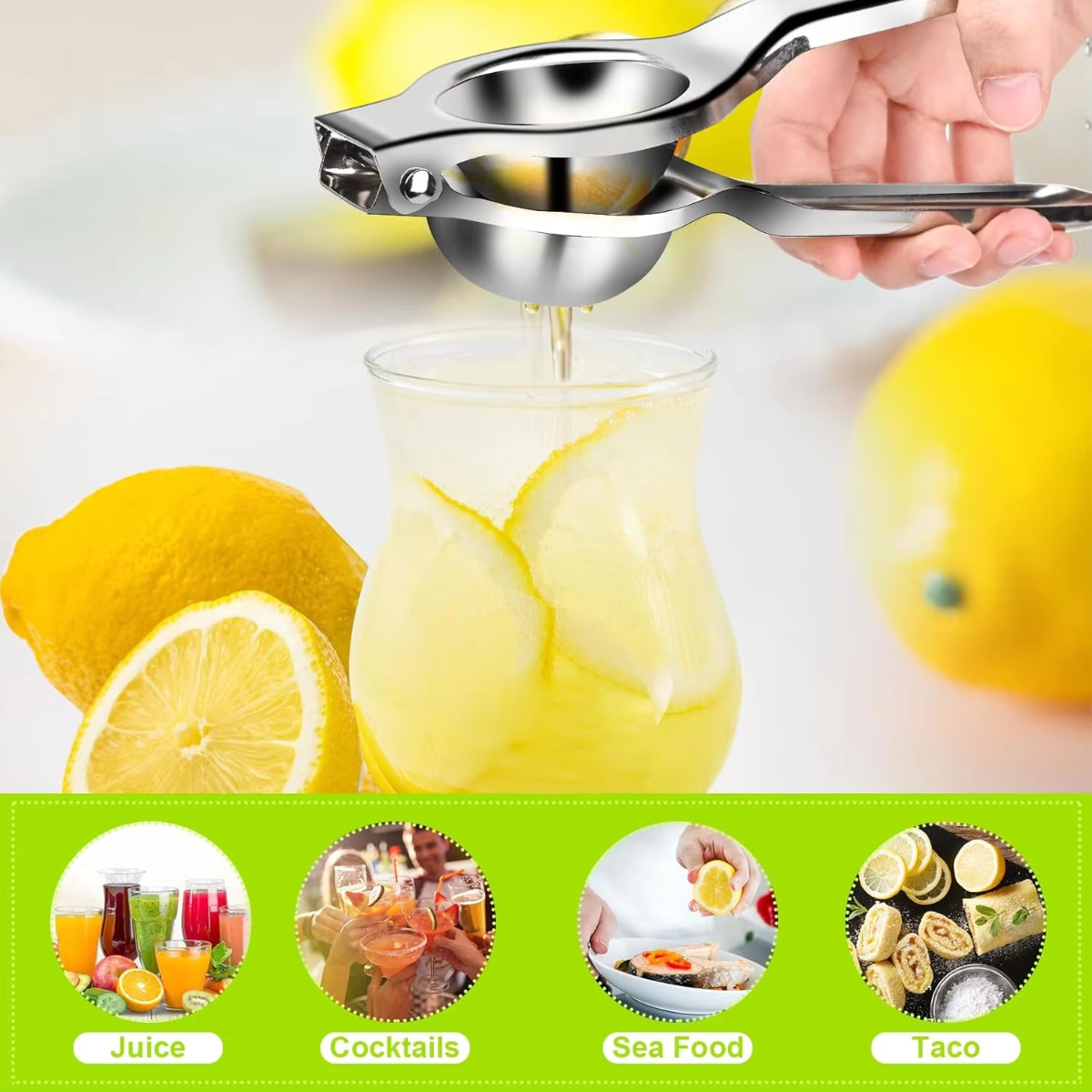 1/2/3pcs Stainless Steel Lemon - Citrus Juicer Bar 리뷰 및 가격