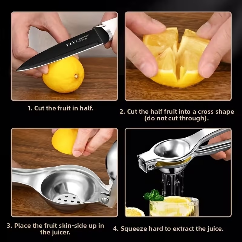 1pc Stainless Steel Manual Lem - Citrus Juicer Bar 리뷰 및 가격