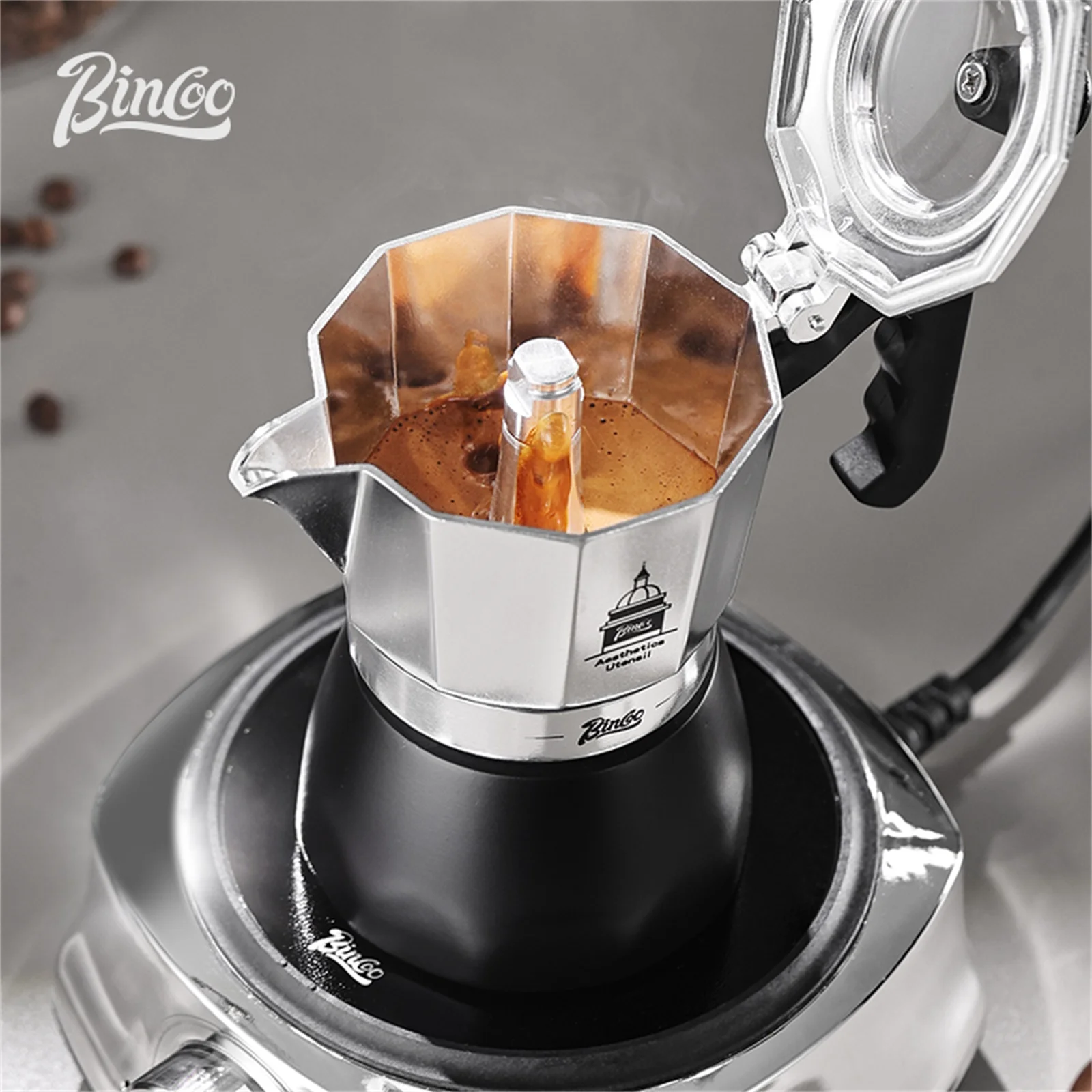 BINCOO Double Valve Moka Pot，E - Home Barista 리뷰 및 가격