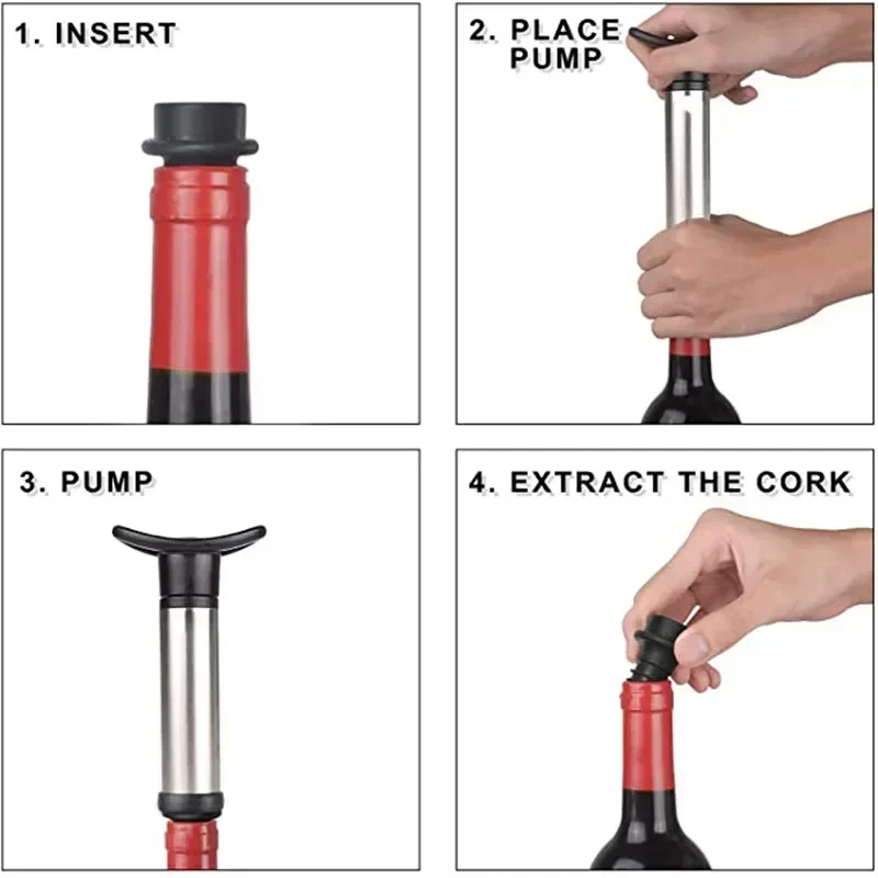 Vacuum Wine Pump Kit with Wine - Wine Preservation Pump 리뷰 및 가격