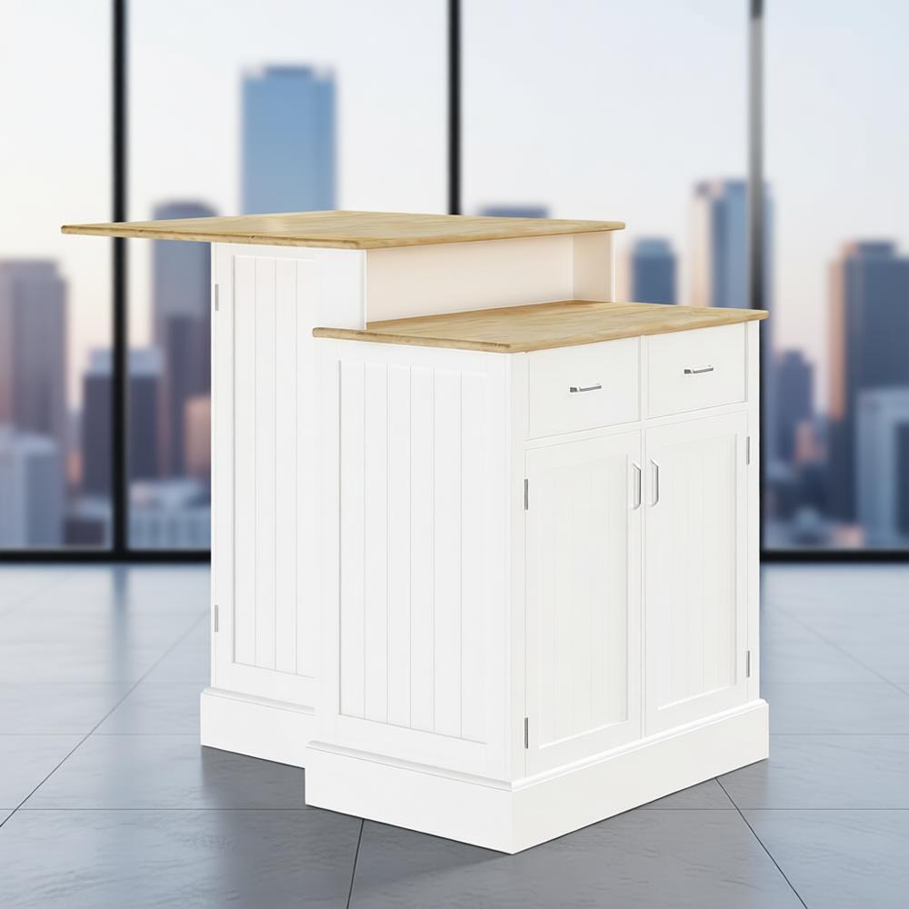White Kitchen Island with Stor - Home Bar And Cabinet 리뷰 및 가격