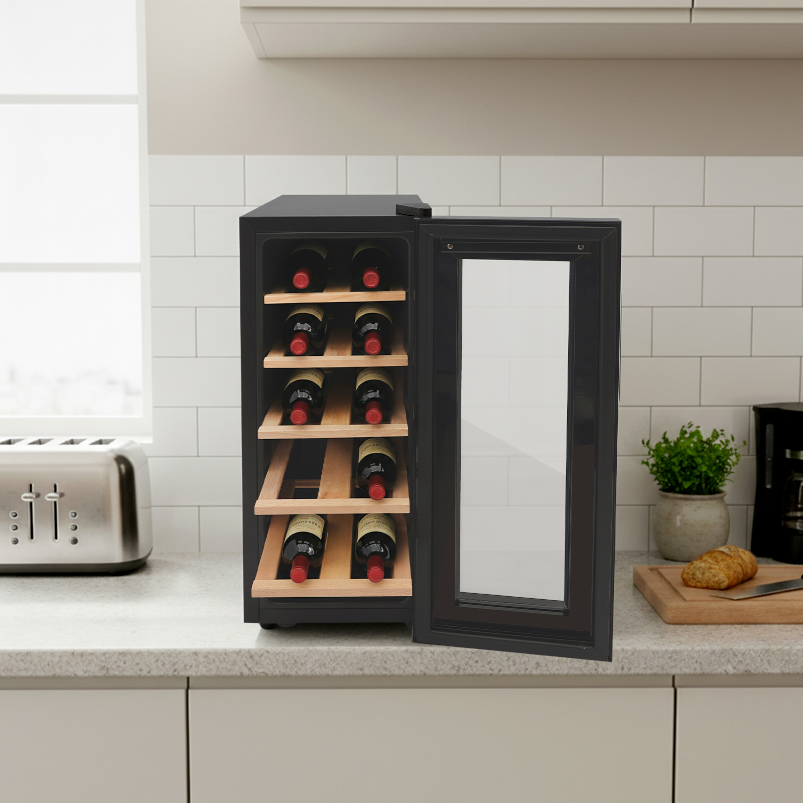 12 Bottle Wine Fridge, Freesta - Home Bar And Fridge 리뷰 및 가격