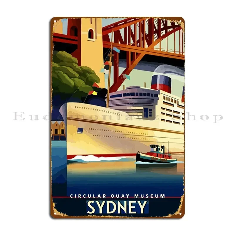 Travel To Sydney Metal Sign Cl - Home Bar Sydney 리뷰 및 가격
