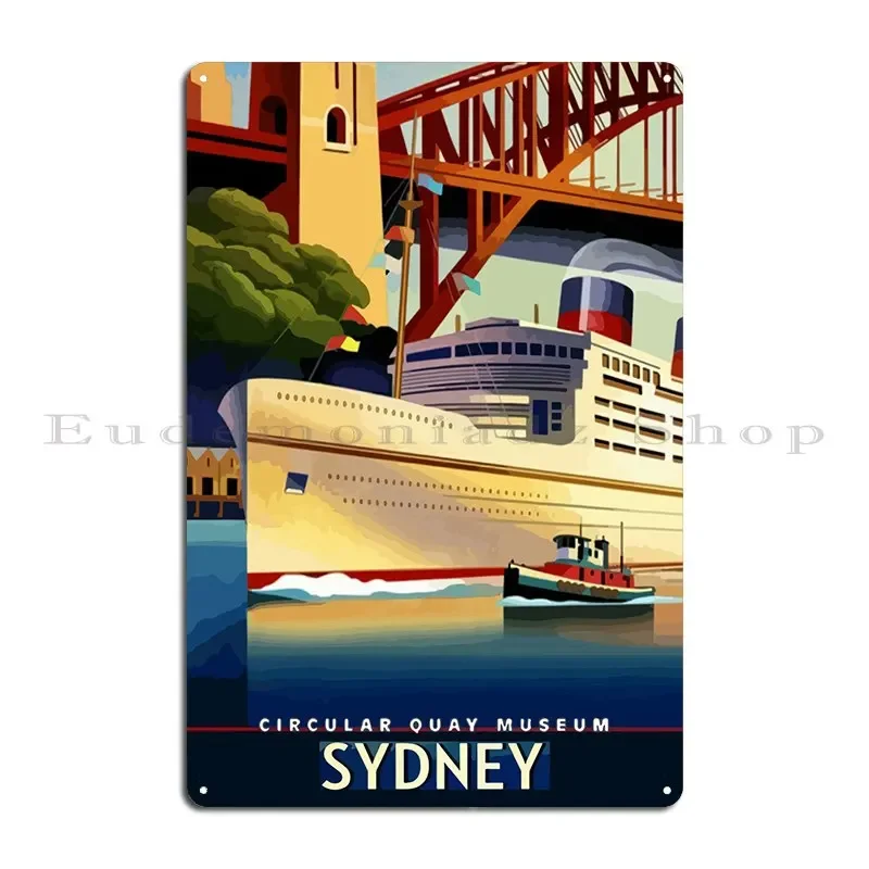Travel To Sydney Metal Sign Cl - Home Bar Sydney 리뷰 및 가격