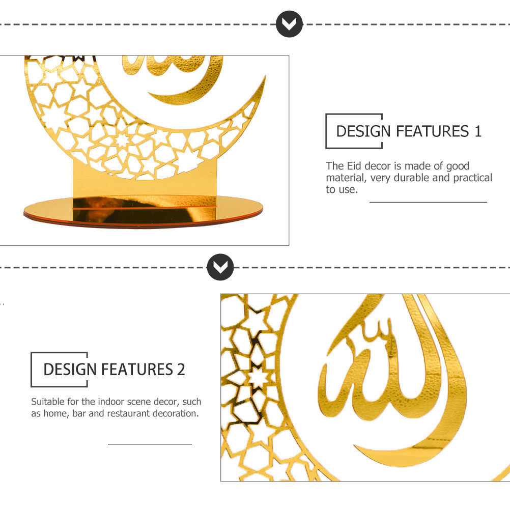 Acrylic Moon Ramadan Ornament  - Home Bar And Restaurant 리뷰 및 가격