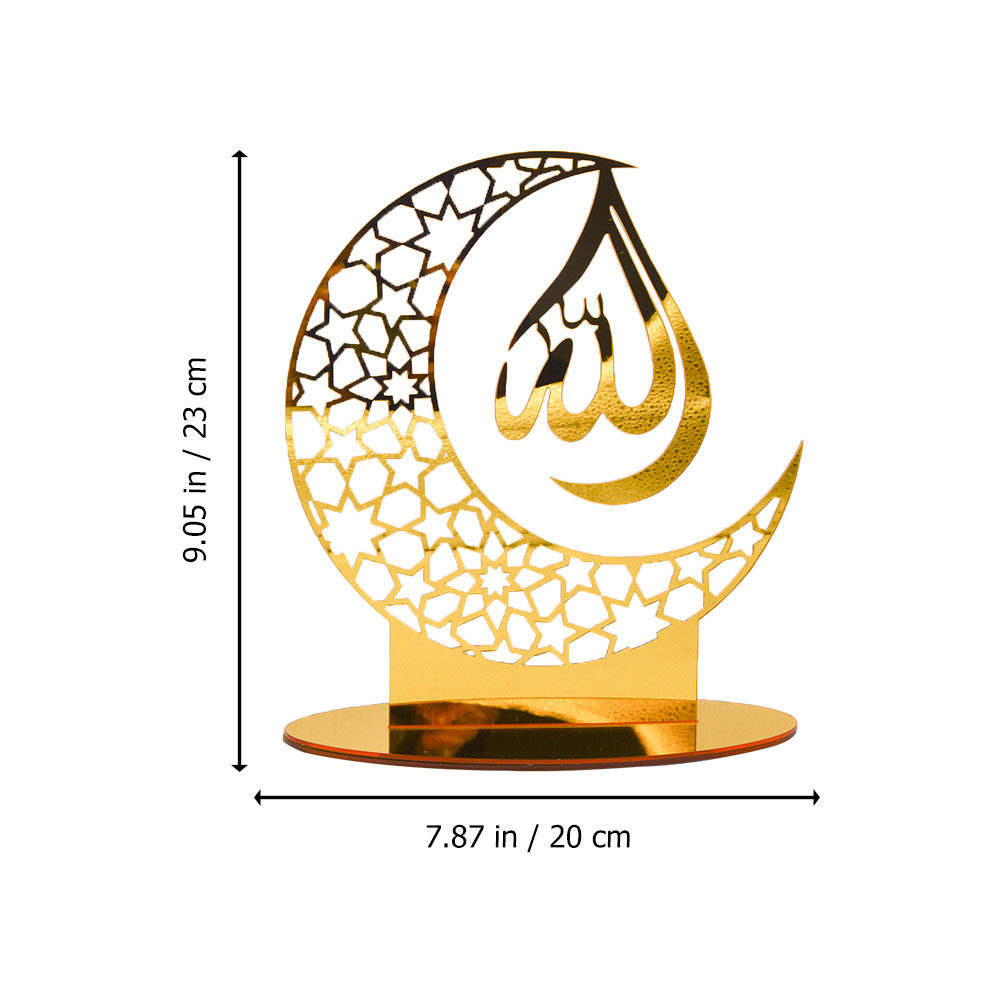 Acrylic Moon Ramadan Ornament  - Home Bar And Restaurant 리뷰 및 가격