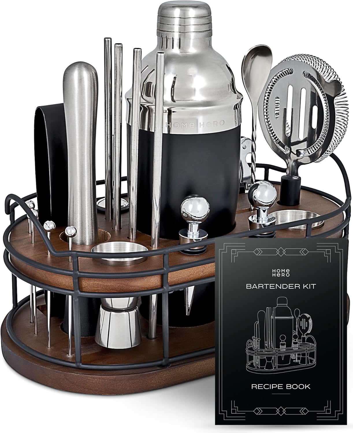 Bartender Kit - 22-Piece Cockt - Cocktail Recipe Book 리뷰 및 가격