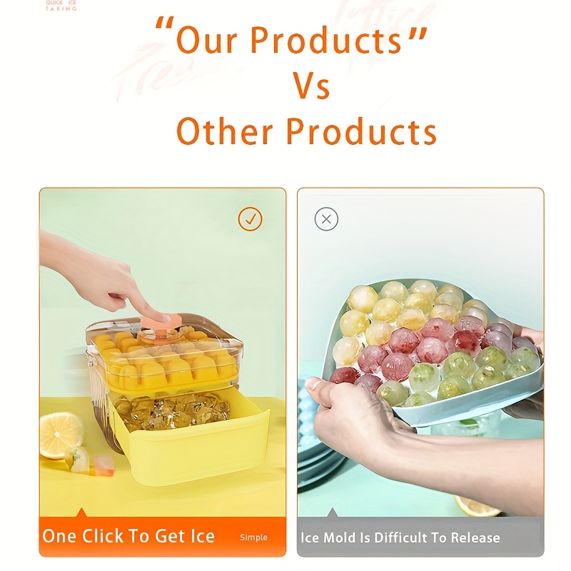 48 Cells Ice Cube Tray Easy Co - Home Bar And Fridge 리뷰 및 가격