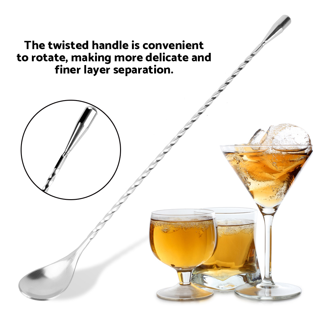 Stainless Steel Bar Wine Cockt - Bar Spoon Twisted 리뷰 및 가격