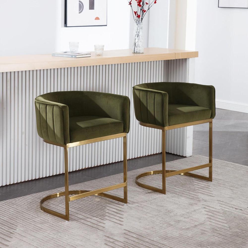 24 Velvet Upholstered Counter  - Home Bar And Counter 리뷰 및 가격