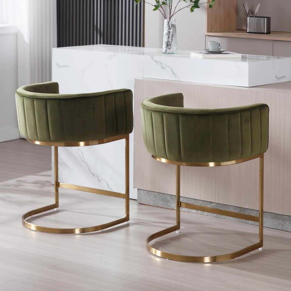 24 Velvet Upholstered Counter  - Home Bar And Counter 리뷰 및 가격