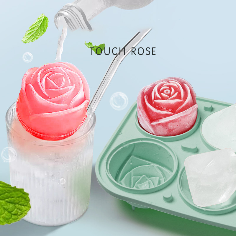3D Rose Diamond Round Ice Cube - Ice Mold Sphere 리뷰 및 가격