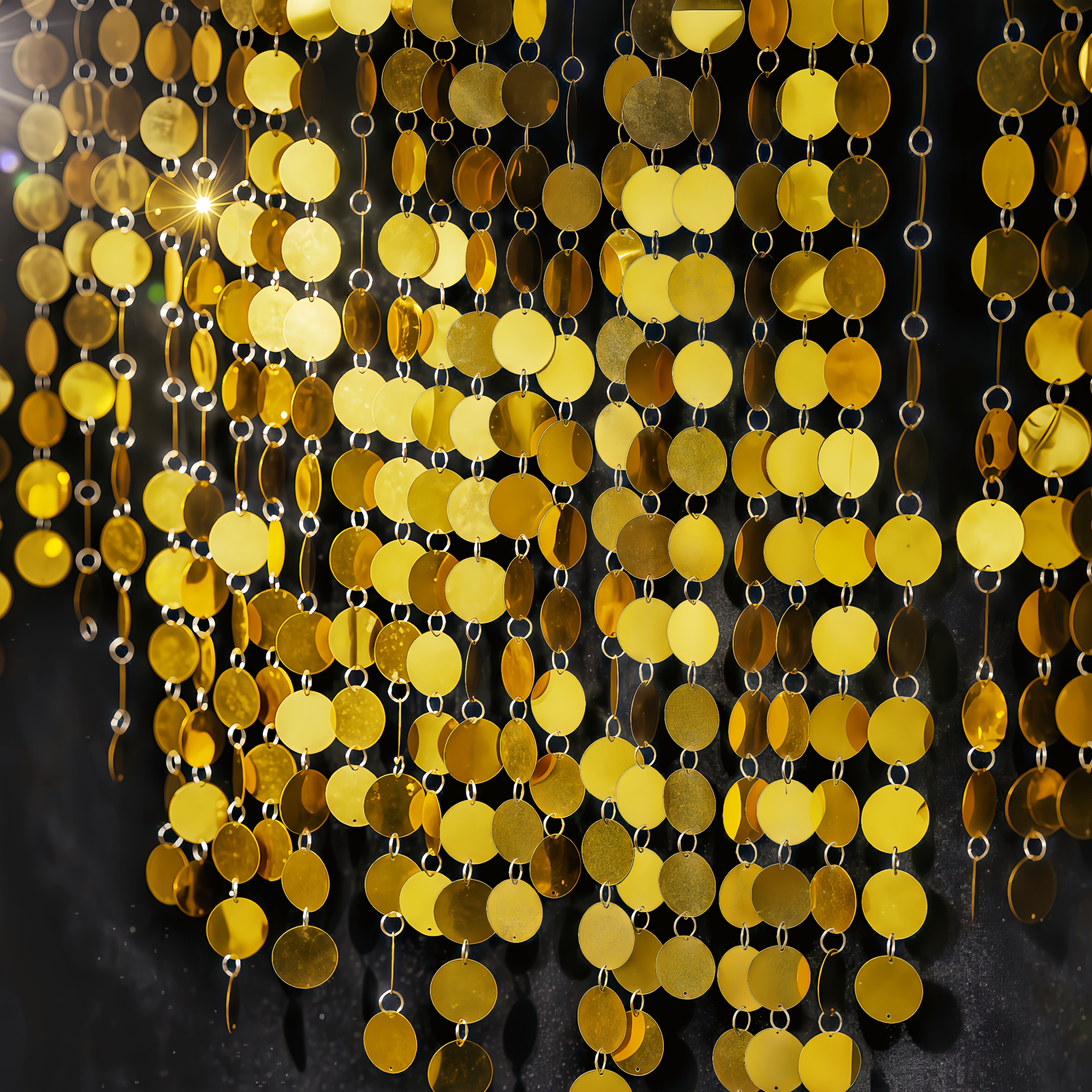 5PCS Circular Sequin Curtain H - Home Bargains 리뷰 및 가격