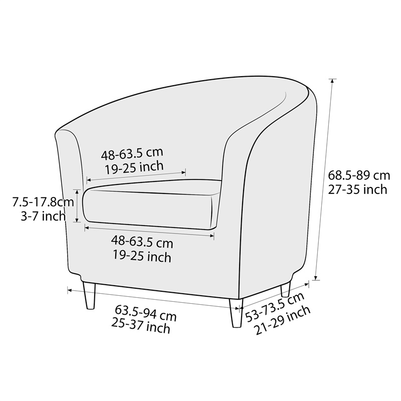 Solid Color Club Armchair Cove - Home Bar Seating 리뷰 및 가격